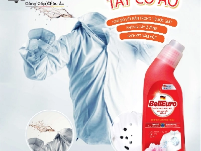 Nước Giặt Cổ Tay Áo Công Nghệ Sinh Học Bell Euro 280G