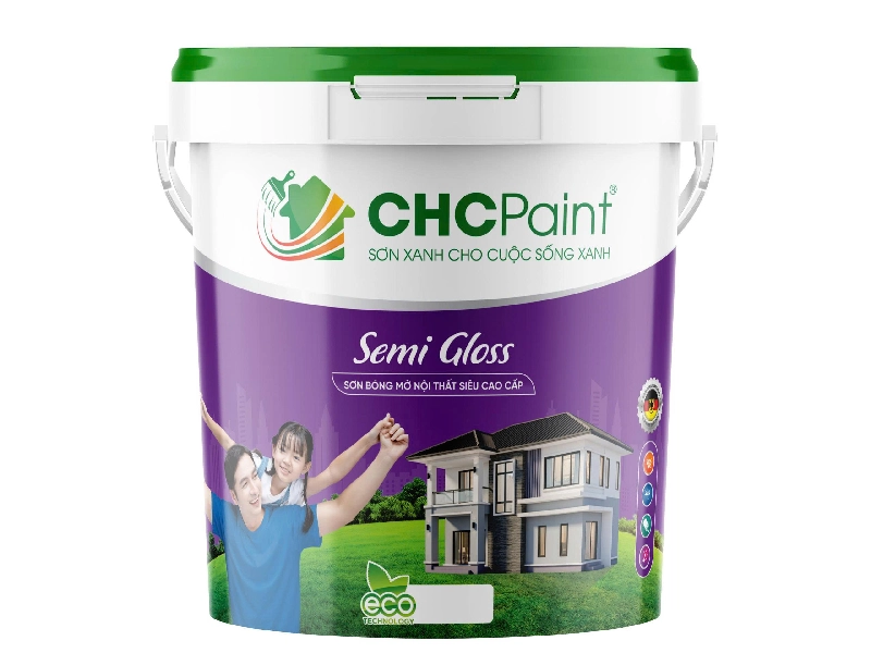 CHC SEMI GLOSS - SƠN BÓNG MỜ NỘI THẤT SIÊU CAO CẤT 18L