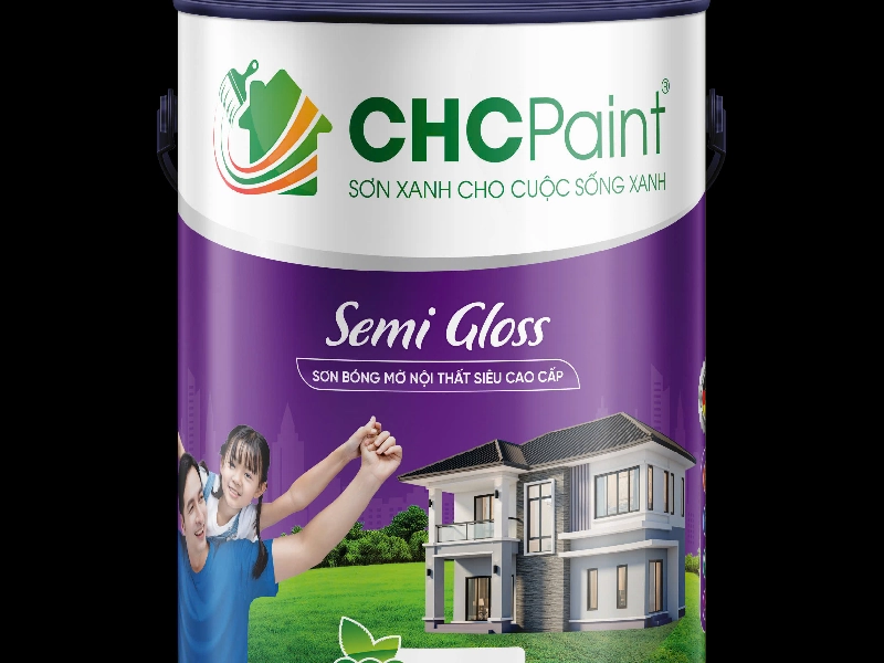 CHC SEMI GLOSS - SƠN BÓNG MỜ NỘI THẤT SIÊU CAO CẤT 5L